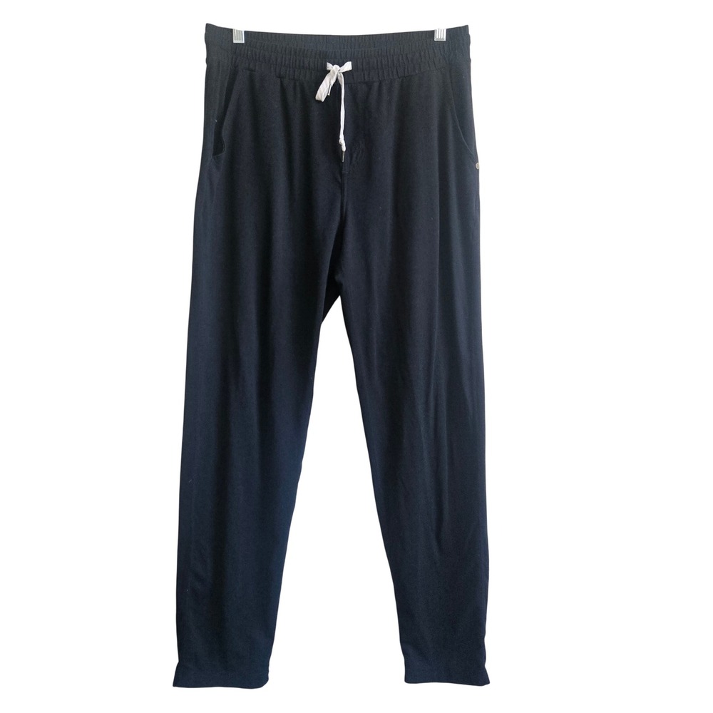 Vuori Large Ponto Performance Mens Joggers Black Excellent Stretch Athletic